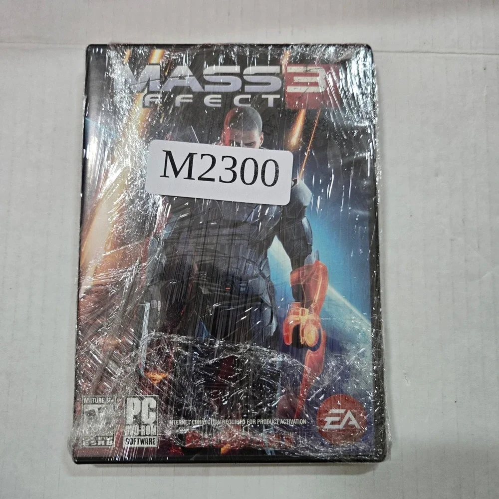 Mass Effect 3 PC Game DVD ROM 2 Disc Set BioWare EA Complete Tested Works